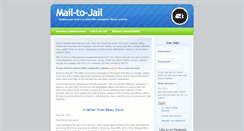 Desktop Screenshot of mail-to-jail.com